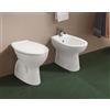 BAGNOEXPERT Sanitari Gemma staccati da Muro Scarico a Parete Copriwater in ABS Chius. Tradizionale - Cod. Articolo: GEVAP+GEBI+GECPV