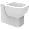 BAGNOEXPERT Bidet Quarzo Filomuro 53,5x36,5 cm Monoforo Bianco Lucido - Cod. Articolo: QUBI01