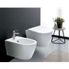 BAGNOEXPERT Sanitari Unicum Sospesi 52x36 cm Senza Brida con Copriwater Slim Soft Close Bianco - Cod. Articolo: UNVA02SB+UNBI02+UNSESC