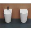 CERAMICA AZZURRA Sanitari Comoda 56 H. 50 filomuro traslati senza brida copriwater frizionato - Cod. Articolo: CMVCTP056500BI+CMBIT005650MBI+COM1856F