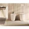 CERAMICA GLOBO Sanitari Daily New Filomuro 53x35 Scarico Traslato Senza Brida Copriwater Slim - Cod. Articolo: DN001BI+DN009BI+DNR19BI