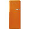 Smeg linea Anni '50 Smeg Frigorifero monoporta con cerniere a sinistra a libera installazione FAB28LOR6 finitura arancione da 60 cm - IN PROMOZIONE FINO AL 30/06