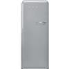 Smeg linea Anni '50 Smeg Frigorifero monoporta con cerniere a sinistra a libera installazione FAB28LSV6 finitura silver da 60 cm - IN PROMOZIONE FINO AL 30/06