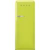 Smeg linea Anni '50 Smeg Frigorifero monoporta con cerniere a destra a libera installazione FAB28RLI6 finitura verde lime da 60 cm - IN PROMOZIONE FINO AL 30/06