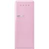 Smeg linea Anni '50 PRONTA CONSEGNA - Smeg Frigorifero monoporta con cerniere a destra a libera installazione FAB28RPK6 finitura rosa da 60 cm - IN PROMOZIONE FINO AL 30/06