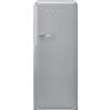 Smeg linea Anni '50 Smeg Frigorifero monoporta con cerniere a destra a libera installazione FAB28RSV6 finitura silver da 60 cm - IN PROMOZIONE FINO AL 30/06