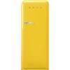 Smeg linea Anni '50 Smeg Frigorifero monoporta con cerniere a destra a libera installazione FAB28RYW6 finitura giallo da 60 cm - IN PROMOZIONE FINO AL 30/06