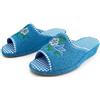 Foam A Punta Aperta in Cotone con Suola in Gomma Antiscivolo,Infradito da Donna Memory Foam, Pantofole Traspiranti Aperte con Fiocco, Scarpe