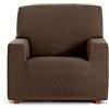 Eysa Llion Copripoltrona elastica per poltrona 1 posto di 80-100cm (misura schienale) marrone.