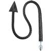 LateToBed BDSM Line Weave Devil Tail Butt Plug Black