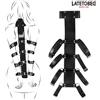 LateToBed BDSM Line Behind Back Adjustable Harness Black