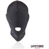 LateToBed BDSM Line Eyes Cover Hood Black