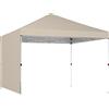 Outsunny Gazebo 3x3m, Waterproof for Garden and Outdoor Parties, Beige | Aosom Italy