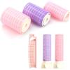 FIDWALL Set di bigodini per capelli 6 pezzi,Grandi bigodini per capelli,Arricciacapelli per Frangia,Set di clip volumizzanti per la radice per capelli medi(Set di fermagli per capelli volumizzanti)