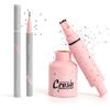 FIDWALL Penna Lentiggini & Freckle Stamp, Kit Makeup Impermeabile e Lunga Durata con Freckles Maker e Tamponcino 5 Punti, Crea Lentiggini Finte Henne Naturali per un Look Sole Baciato (03#Scuro)