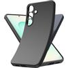 YESARMOR Nero Cover Silicone Morbido Custodia - per Samsung Galaxy S25 Plus/ S25+, Anti Ingiallimento, Silicone morbido TPU, Custodia dal Assorbimento degli Urti