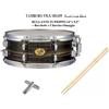 TAMBURO T5LX SD1455 Wood Grain BLACK RULLANTE IN PIOPPO 14" x 5.5" + Bacchette