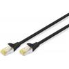 Digitus Cavo Patch CAT 6A S/FTP 1m Nero