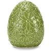 Fade Floral Egg Uovo Decorativo 13,5 x 16,5 Cm Verde