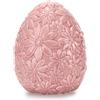 Fade Floral Egg Uovo Decorativo 13,5 x 16,5 Cm Rosa