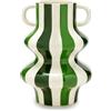 Fade Vaso Gioia 20 x 28 Cm Verde Bianco