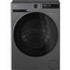 Candy ProWash 550, Lavatrice Slim 8 KG, 10% piu efficente della classe A, 1400 giri, Antracite, Inverter, Vapore, Wi-Fi, Smart Wash, BP 48SBL6G-S