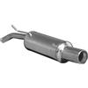 Inoxcar terminale uscita da 102mm INOXCAR CITROEN C2 1.4 HDI 68CV 2003--