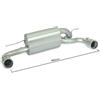 Ragazzon Terminale inox RAGAZZON BMW Serie 1 F21 116d - ed (85kW - N47) 2012>>2015
