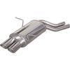 Inoxcar terminale doppia ovale da 90x70mm INOXCAR BMW E46 serie 3 325Ci 192CV 1998--