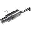 Inoxcar terminale uscita 102mm INOXCAR FIAT PANDA 1.4 16V 100HP 100CV 2006--