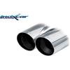 Inoxcar terminale INOXCAR con uscita 2x80mm RACING . PEUGEOT 208 1.2I T 130cv 2020--