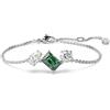 SWAROVSKI BRACCIALE MESMERA, VERDE E BIANCO, PLACCATURA RODIO 5668360