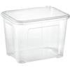 TONTARELLI S.P.A. Tontarelli Combo Box contenitore trasparente 18 L con coperchio 37,7x27,7x27,8 cm