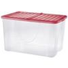 TONTARELLI S.P.A. Contenitore Dodo 60L in Plastica Trasparente con Coperchio Pieghevole - Colori Assortiti