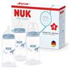 NUK First Choice Biberon | 3+ mesi | 300 ml | Biberon anti-colica | PP | Indicatore di controllo della temperatura | Balena | Confezione da 3