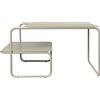 Ferm Living - Tavolino Level - Beige - Acciaio verniciato a polvere