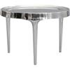 101 COPENHAGEN - Tavolino Phantom - Argento - Alluminio fuso - Designer Tommy Hyldahl