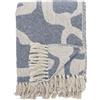 Bloomingville - Plaid Salobre - Blu - Cotone riciclato