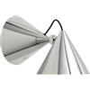Tom Dixon - Lampada da parete Pose - Argento - Acciaio - Designer Tom Dixon