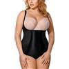 Gorsenia K148 Sanremo Aderente Body Snellente Uniforme Liscio E Classico, Beige,4XL