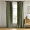 HPD Half Price Drapes Tende oscuranti termiche in velluto per soggiorno, lunghe 305 cm (1 pannello), con tasca per asta, isolanti, per finestra della camera da letto, 127 x 120 cm (larghezza x