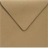 Netuno 25 buste da lettera quadrate marrone 14,5 x 14,5 cm 100g buste carta Kraft quadrate taglio a punta riciclate per matrimonio inviti compleanno buste marroni per lettere partecipazioni