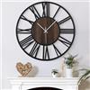 Mee 2ou Orologio Da Parete Moderno E Vintage, 34 cm/ 14 Pollici Orologio Da Parete Grande Silenzioso Senza Ticchettio, Disponibile In 34 cm, 40 cm, 50 cm, 60 cm, 80 cm Per Soggiorno, Cucina, Ufficio