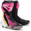 Alpinestars Stivali Moto Alpinestars SUPERTECH R Nero Magenta Bianco Gia