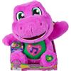 TOYS ONE JGT51 Barney Canterino, Peluche 25 cm con Suoni