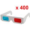 Jeco Set Occhiali 3D Anaglifi Rosso / Ciano Blu Cartone TV Video Fr