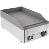 Fry Top da banco elettrico - Piano di cottura liscio 32,5x48 - Kw. 3.00