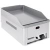 Fry Top da banco a GAS - Piano di cottura liscio 32,5x48