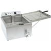 Friggitrice elettrica da banco con RUBINETTO, Lt. 11 - Kw. 3