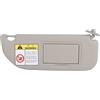 EVTSCAN Gruppo Visiera Parasole Per Auto Destra, Visiera Parasole Interna 98038432DS Sostituzione Accessori Interni Per Peugeot 301 Citroen C3